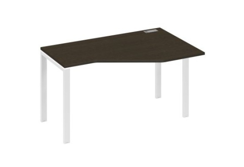 Стол эргономичный правый Мира Нумо, цвет венге + белый
