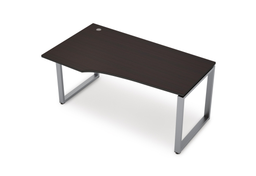 Стол криволинейный левый Деко Опера, цвет венге