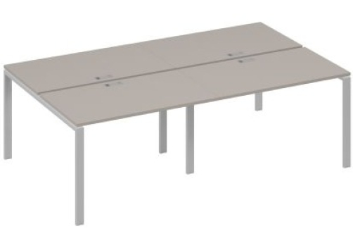 Рабочая станция (4х120) Мира Нумо, цвет мокко премиум + серый