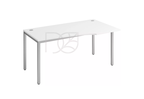 Стол эргономичный правый, цвет белый