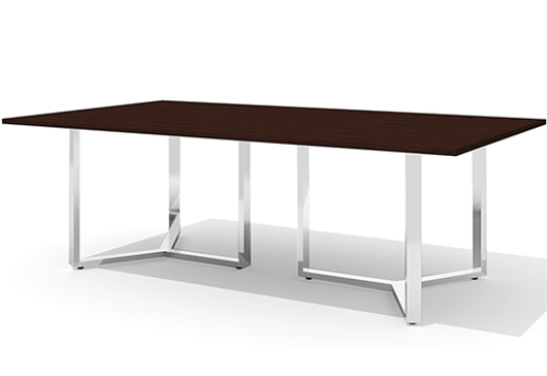 Стол для переговоров Некста Директ, цвет венге + хром