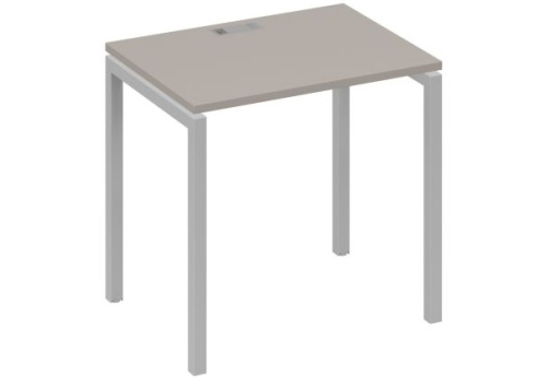 Стол письменный Мира Лофт, цвет мокко премиум + серый