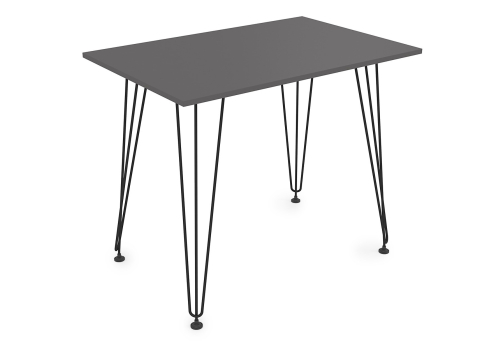 Стол обеденный прямоугольный Мальта, цвет графит