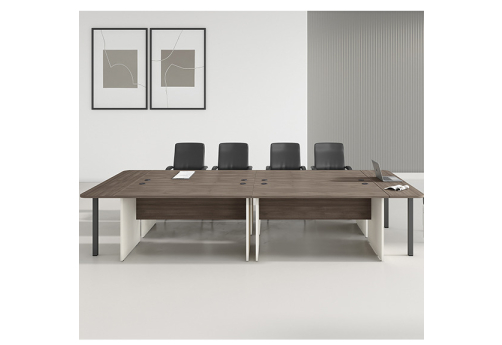 Стол переговорный сборный Лиани, цвет шамони темный