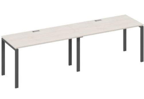 Рабочая станция (2х140) Мира Нумо, цвет дуб шамони + антрацит