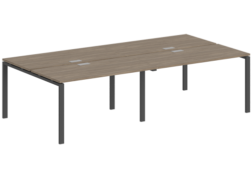 Рабочая станция Индиго Сет, цвет дуб темный + антрацит