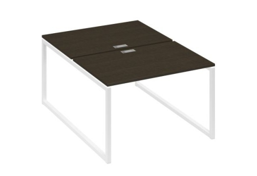 Рабочая станция (2х120) Мира Одри, цвет венге + белый