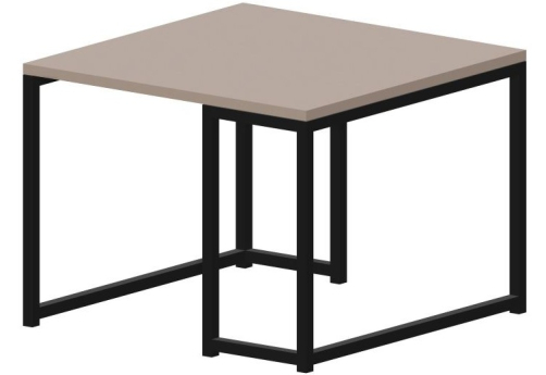 Стол журнальный Мейлон, цвет тортора + черный