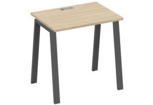 Стол письменный Мира Трио, цвет дуб скандинавский + антрацит