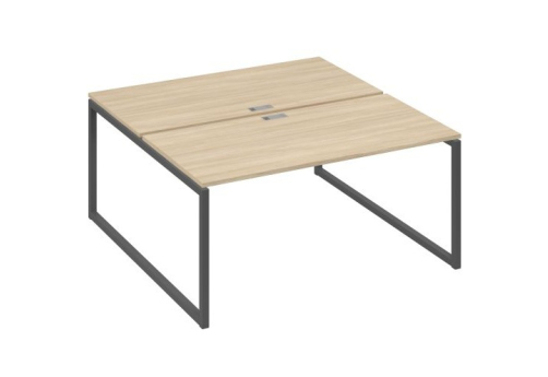 Рабочая станция (2х160) Мира Одри, цвет дуб скандинавский + антрацит