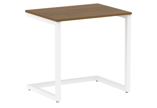 Стол письменный, цвет орех + белый