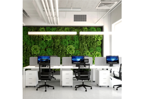 Рабочая станция Индиго Сет, цвет белый + белый