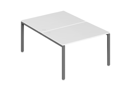 Бенч-система на 2 места, цвет белый