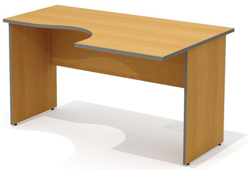 Стол эргономичный правый Колибри, цвет ольха