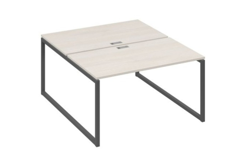 Рабочая станция (2х140) Мира Одри, цвет дуб шамони + антрацит