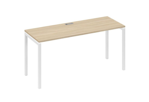 Стол письменный Мира Лофт, цвет дуб скандинавский + белый