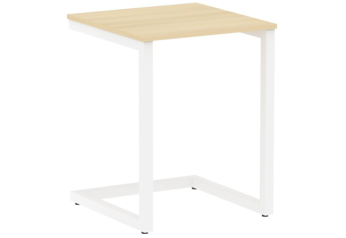 Стол письменный, цвет акация + белый