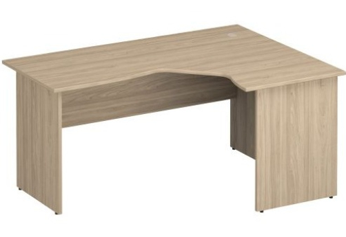 Стол эргономичный правый Тарли, цвет вяз светлый