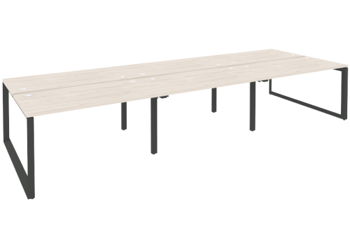 Рабочая станция, цвет денвер светлый + черный