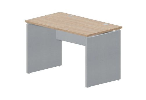 Стол рабочий (2 заглушки) Аронти, цвет светлый дуб