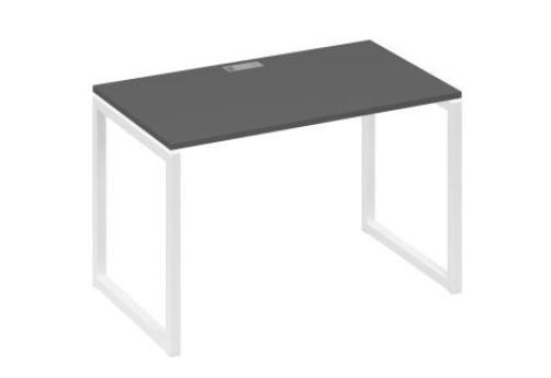 Стол письменный Мира Одри, цвет антрацит премиум + белый