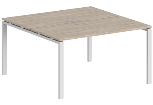 Рабочая станция Индиго Сет, цвет дуб светлый + белый