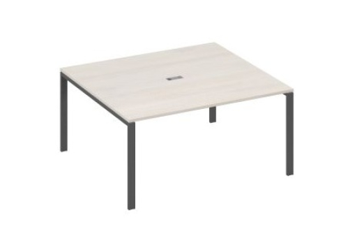 Стол для переговоров прямоугольный Мира Нумо, цвет дуб шамони + антрацит