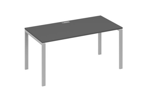 Стол письменный Мира Нумо, цвет антрацит премиум + серый