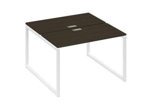 Рабочая станция (2х120) Мира Одри, цвет венге + белый