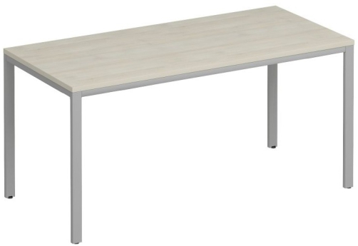 Стол письменный на металлокаркасе Прайм Металл 25, цвет шамони светлый + серый
