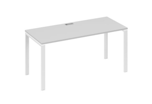 Стол письменный Мира Нумо, цвет серый + белый