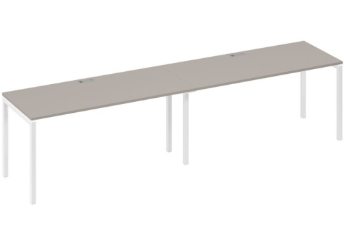 Рабочая станция 2х160 Мира Лофт, цвет мокко премиум + белый