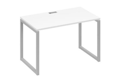Стол письменный Мира Одри, цвет белый премиум + серый