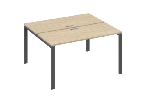 Рабочая станция (2х140) Мира Нумо, цвет дуб скандинавский + антрацит