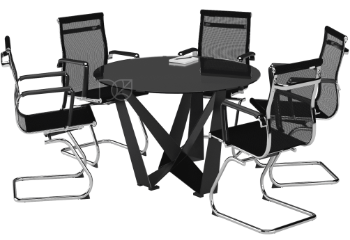 Стол для переговоров, черный