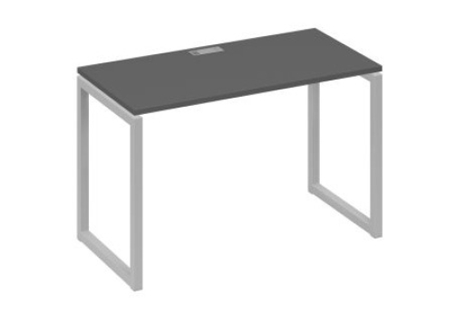 Стол письменный Мира Одри, цвет антрацит премиум + серый