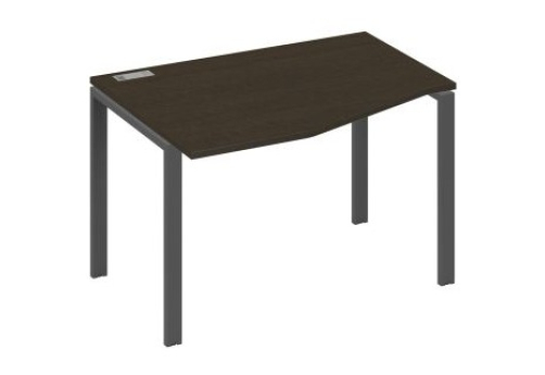 Стол эргономичный левый Мира Нумо, цвет венге + антрацит