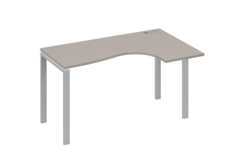 Стол эргономичный правый Мира Нумо, цвет мокко премиум + серый