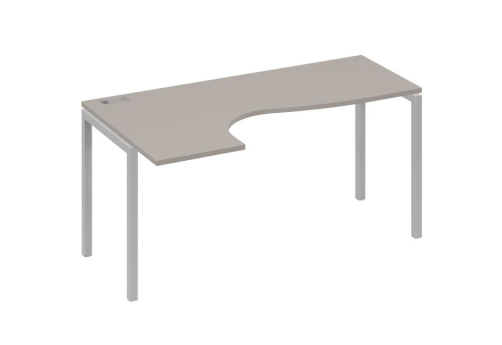 Стол эргономичный левый Классика Мира Лофт, цвет мокко премиум + серый