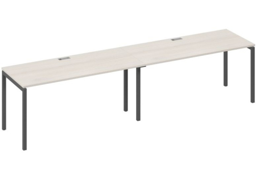 Рабочая станция 2х160 Мира Лофт, цвет дуб шамони + антрацит