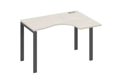 Стол эргономичный правый Мира Нумо, цвет дуб шамони + антрацит