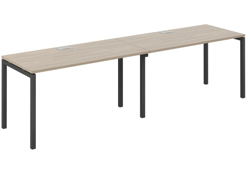 Рабочая станция Индиго Форт, цвет дуб темный + антрацит