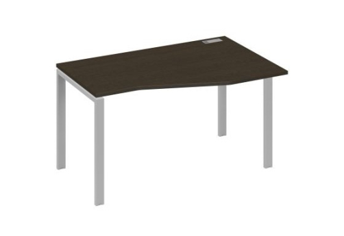 Стол эргономичный правый Мира Нумо, цвет венге + серый