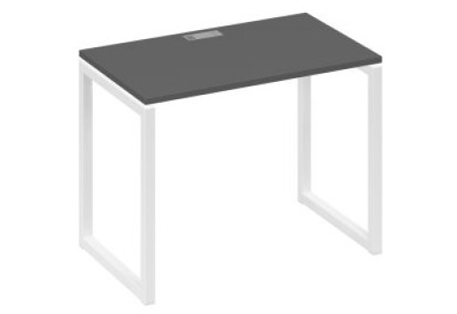 Стол письменный Мира Одри, цвет антрацит премиум + белый