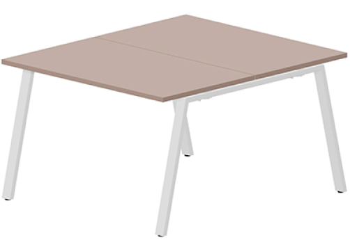 Стол составной на 2 рабочих места Сильвана, цвет тортора