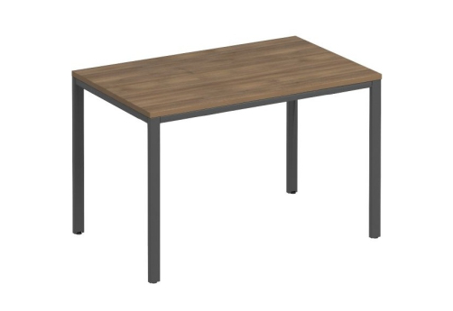 Стол письменный на металлокаркасе Прайм Металл 25, цвет шамони темный + антрацит