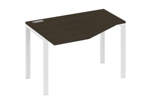Стол эргономичный левый Мира Нумо, цвет венге + белый