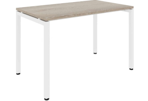 Стол рабочий Брента, цвет светлый дуб + белый