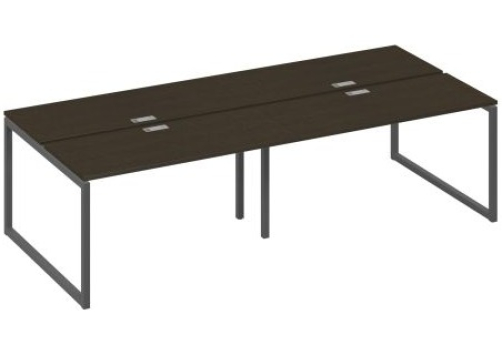 Рабочая станция (4х140) Мира Одри, цвет венге + антрацит