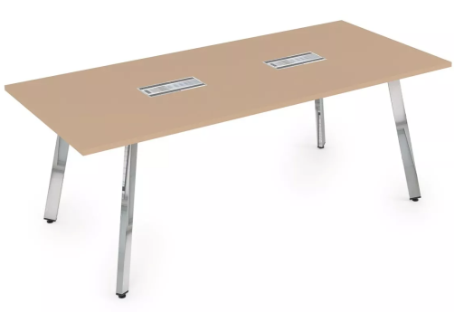 Стол для переговоров, цвет мокко